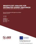 Benefit‐Cost Analysis for Distributed Energy Resources