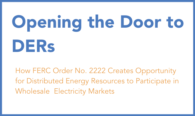 Opening the Door to DERs