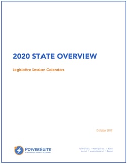 2020 State Overview - Calendars